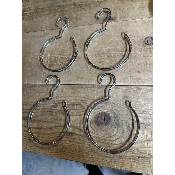 Lot of 4 Chrome Closet Accessory Hook Loop Organizer for Belts Scarves Ties - Picture 2 of 5